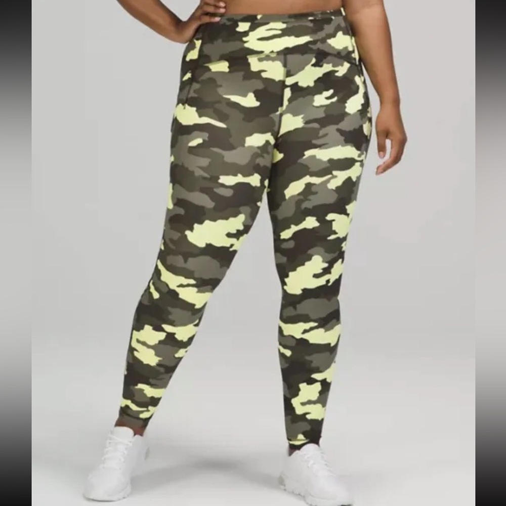28” Lululemon Swift Speed HR Tight 28” - NWT - Green Camo HCCG - Size 4